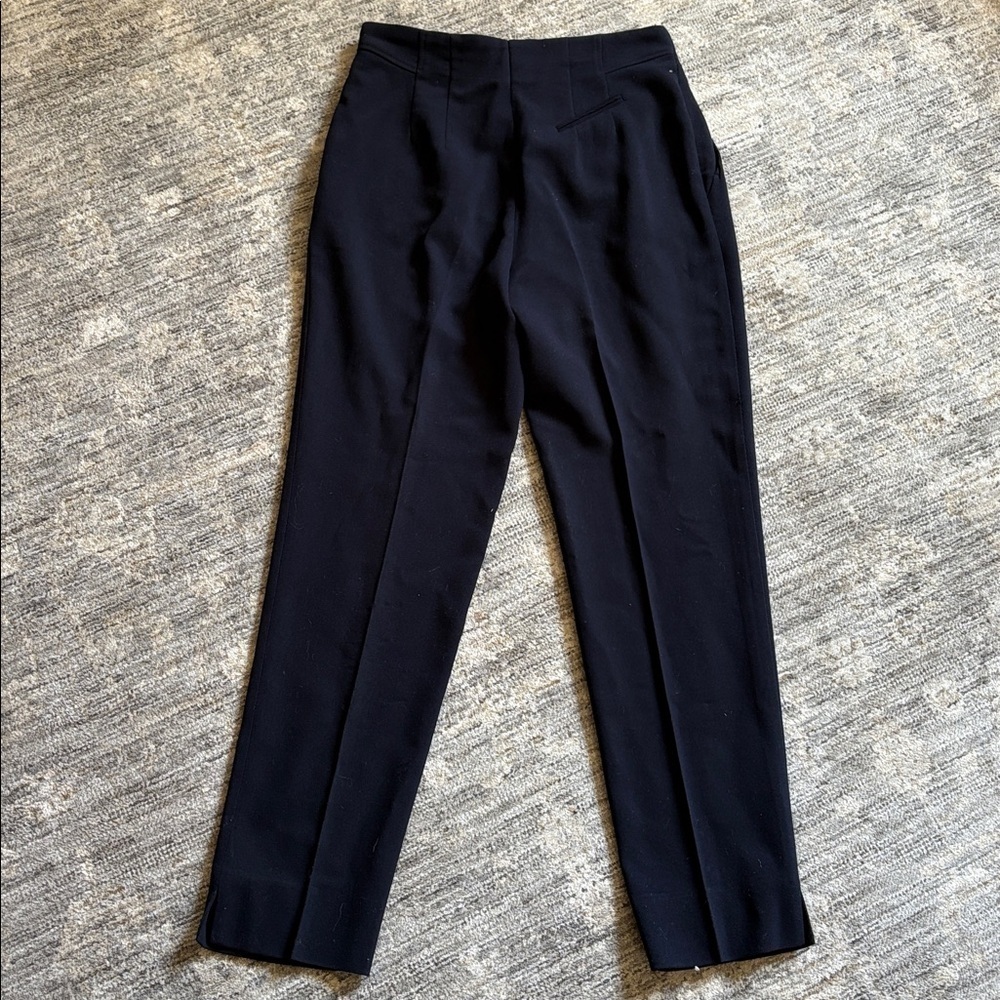 Escada women’s dress pants - size 38 (US 8) - navy blue - wool blend - Picture 4 of 5